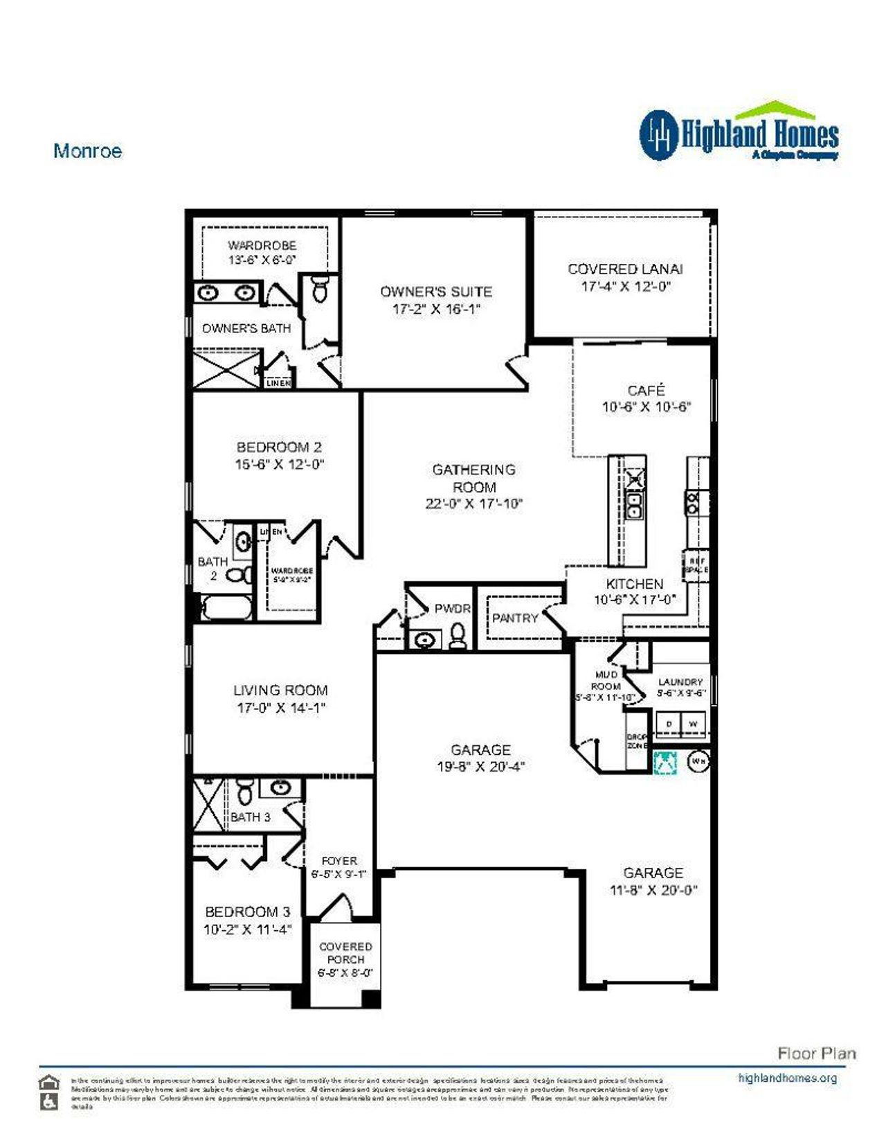 Monroe - Home Layout