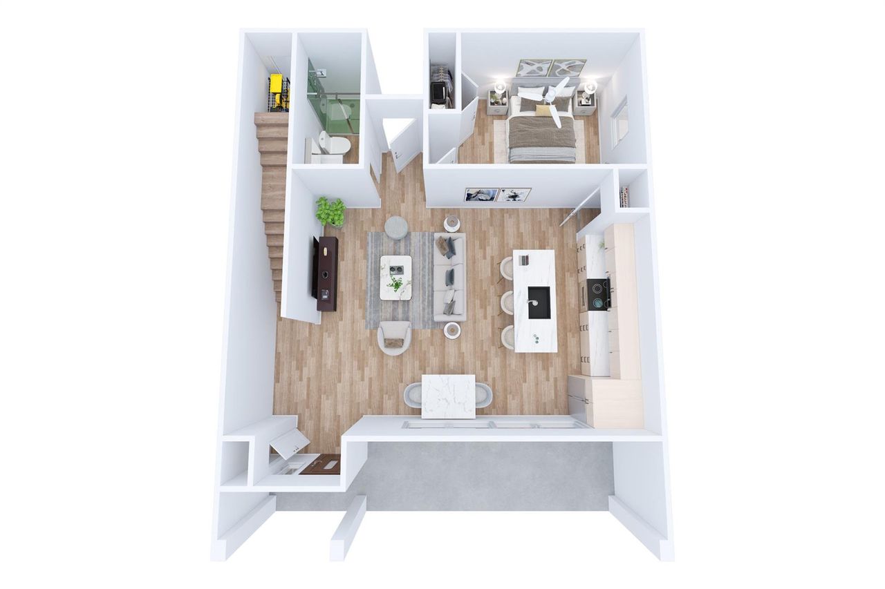 1st floor rendering - selections are subject to change