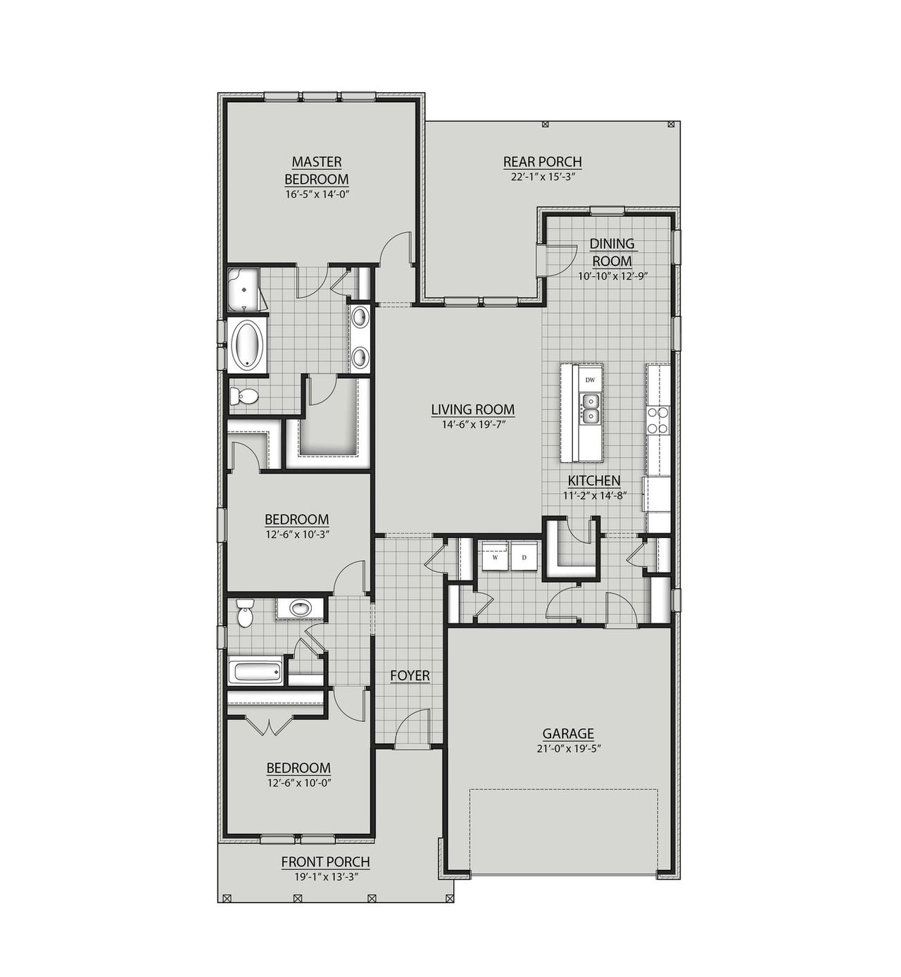 2D floor plan layout for the Neiman II G by DSLD Homes in Saltaire, Panama City, FL (Image 2). 2D floor plan layout for the Neiman II G by DSLD Homes in Saltaire, Panama City, FL (Image 2).