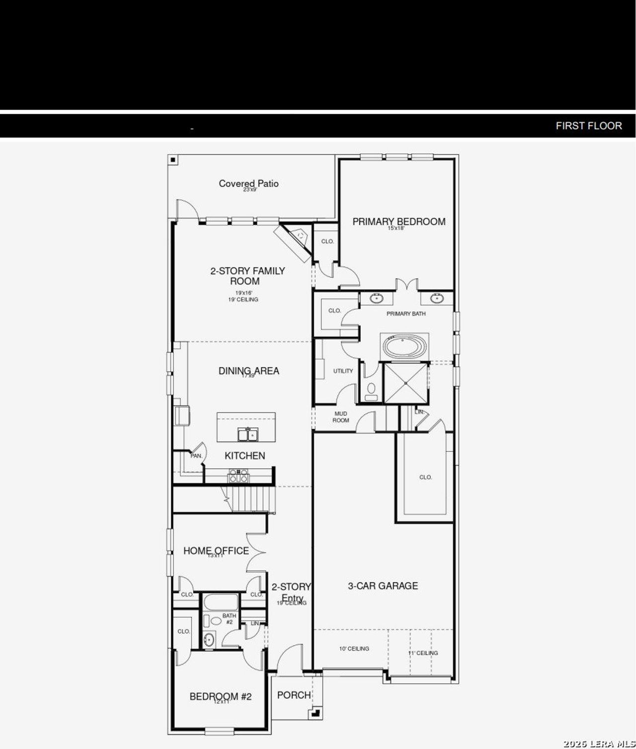 2D floor plan layout of this home in Corley Farms, Boerne, TX (Image 2). 2D floor plan layout of this home in Corley Farms, Boerne, TX (Image 2).