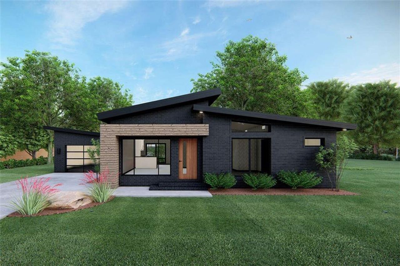 Front exterior of a new home in , Atlanta, GA, highlighting curb appeal (Image 2).