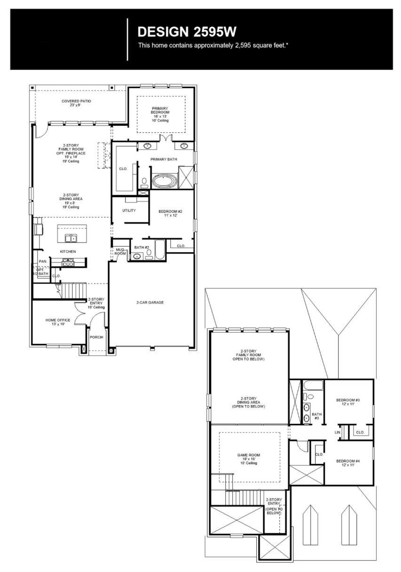 2D floor plan layout of this home in Parkside Peninsula, Georgetown, TX (Image 2). 2D floor plan layout of this home in Parkside Peninsula, Georgetown, TX (Image 2).