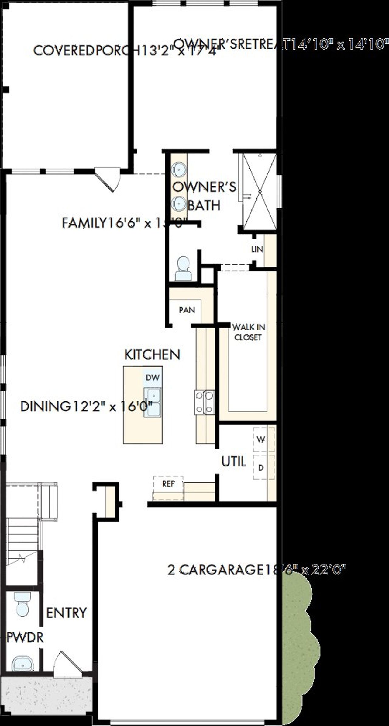 2D floor plan layout of this home in Mayfair - Select Garden Series, New Braunfels, TX (Image 2). 2D floor plan layout of this home in Mayfair - Select Garden Series, New Braunfels, TX (Image 2).