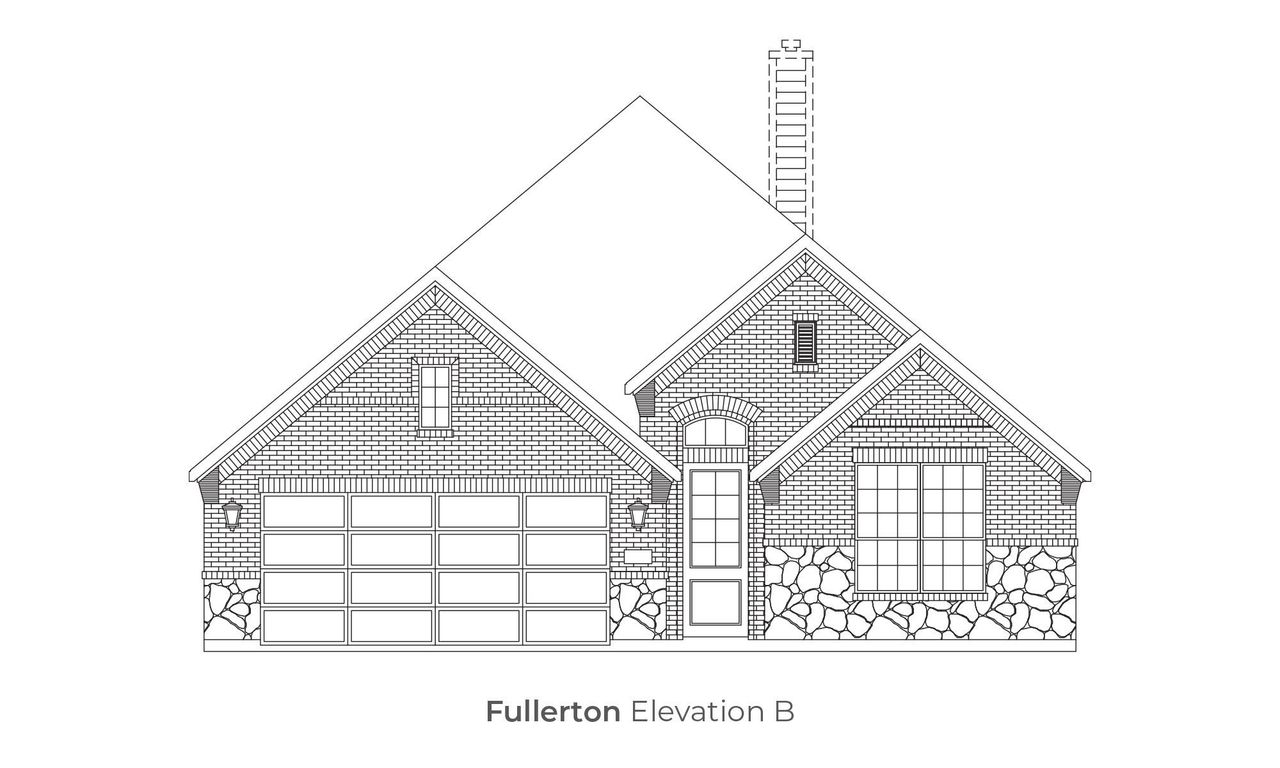 Representative exterior photo of a completed home built from the Fullerton by Taft Homes in Hulen Trails, Crowley, TX (Image 2). Representative exterior photo of a completed home built from the Fullerton by Taft Homes in Hulen Trails, Crowley, TX (Image 2).