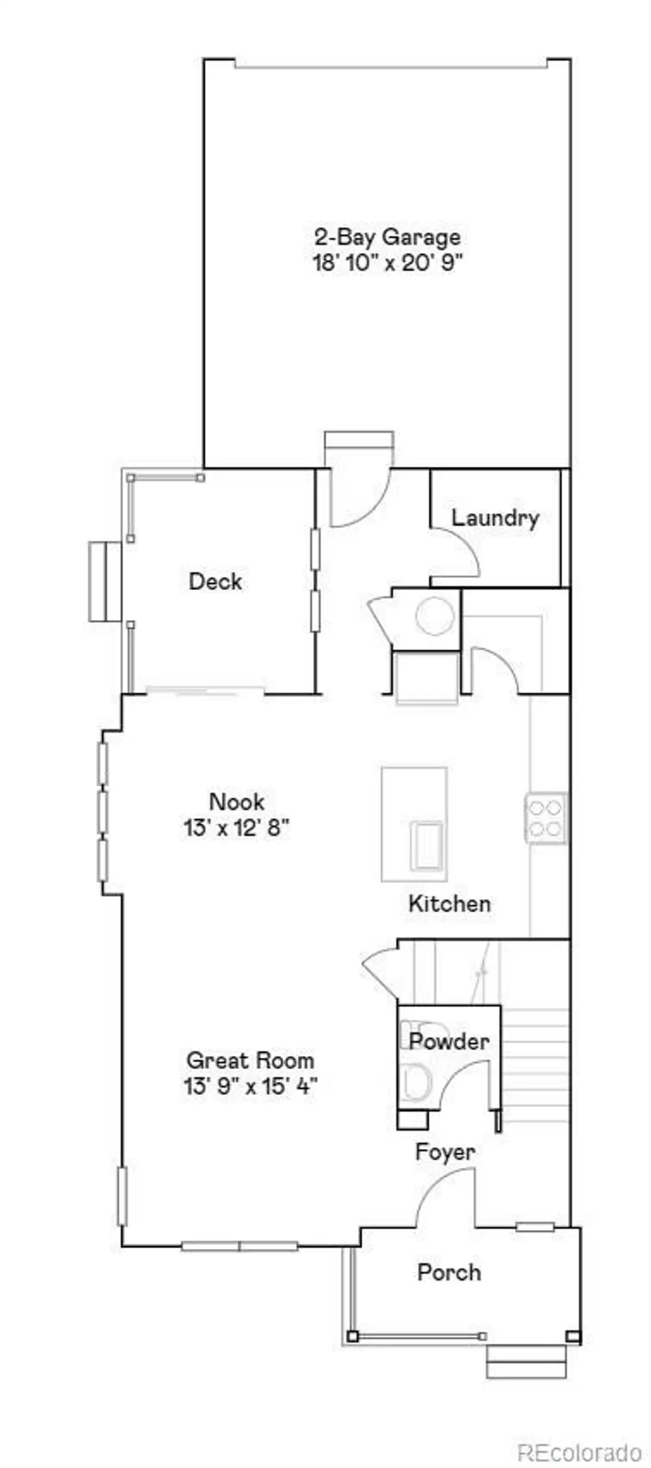 2D floor plan layout of this home in Eastcreek Farm, Thornton, CO (Image 2). 2D floor plan layout of this home in Eastcreek Farm, Thornton, CO (Image 2).