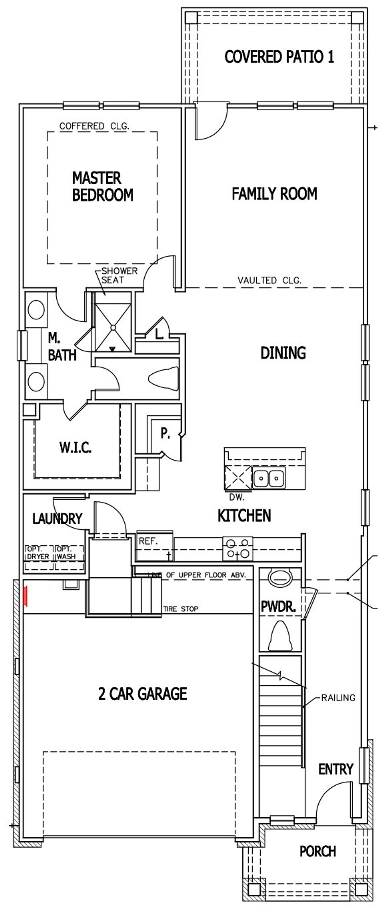 2D floor plan layout of this home in Avondale, San Antonio, TX (Image 2).