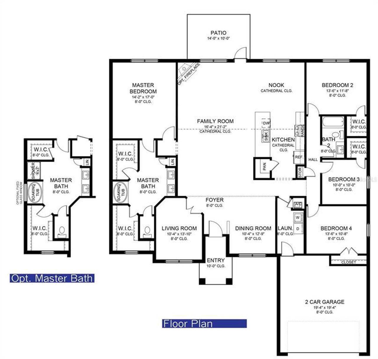 2D floor plan layout of this home in , North Port, FL (Image 2).