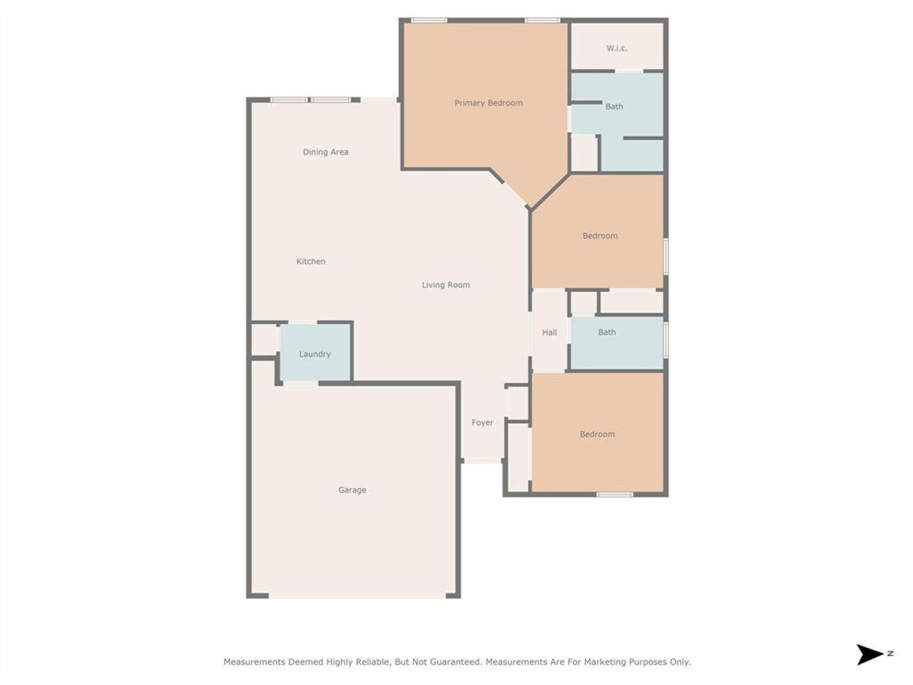 2D floor plan layout of this home in , Cleburne, TX (Image 2). 2D floor plan layout of this home in , Cleburne, TX (Image 2).