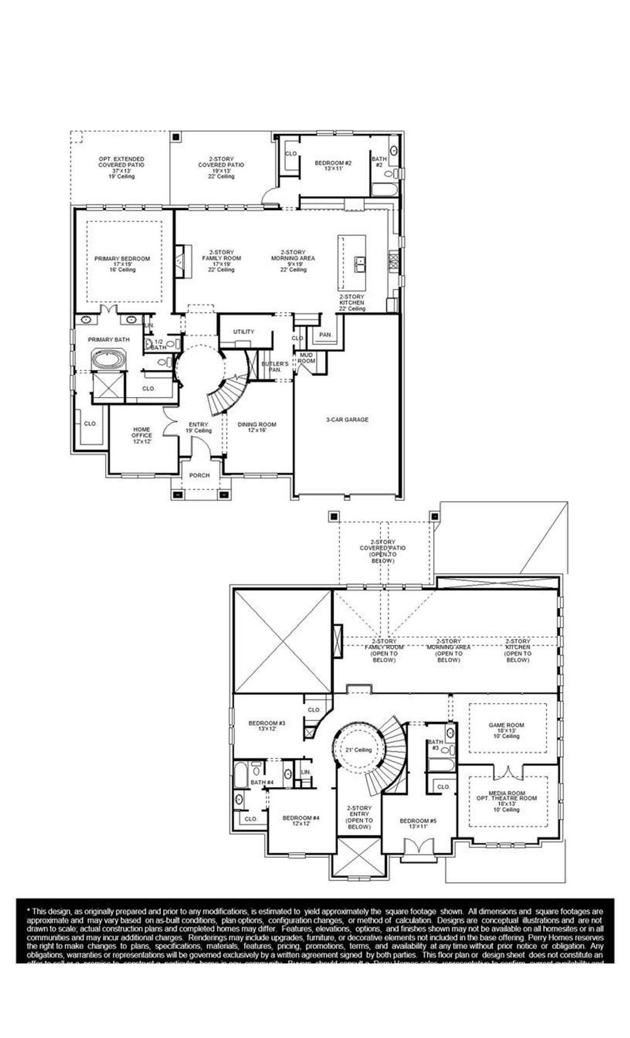2D floor plan layout of this home in Valencia 70', Manvel, TX (Image 2).