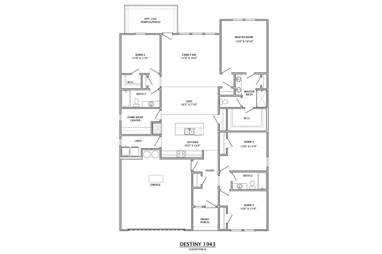 Destiny Floor Plan