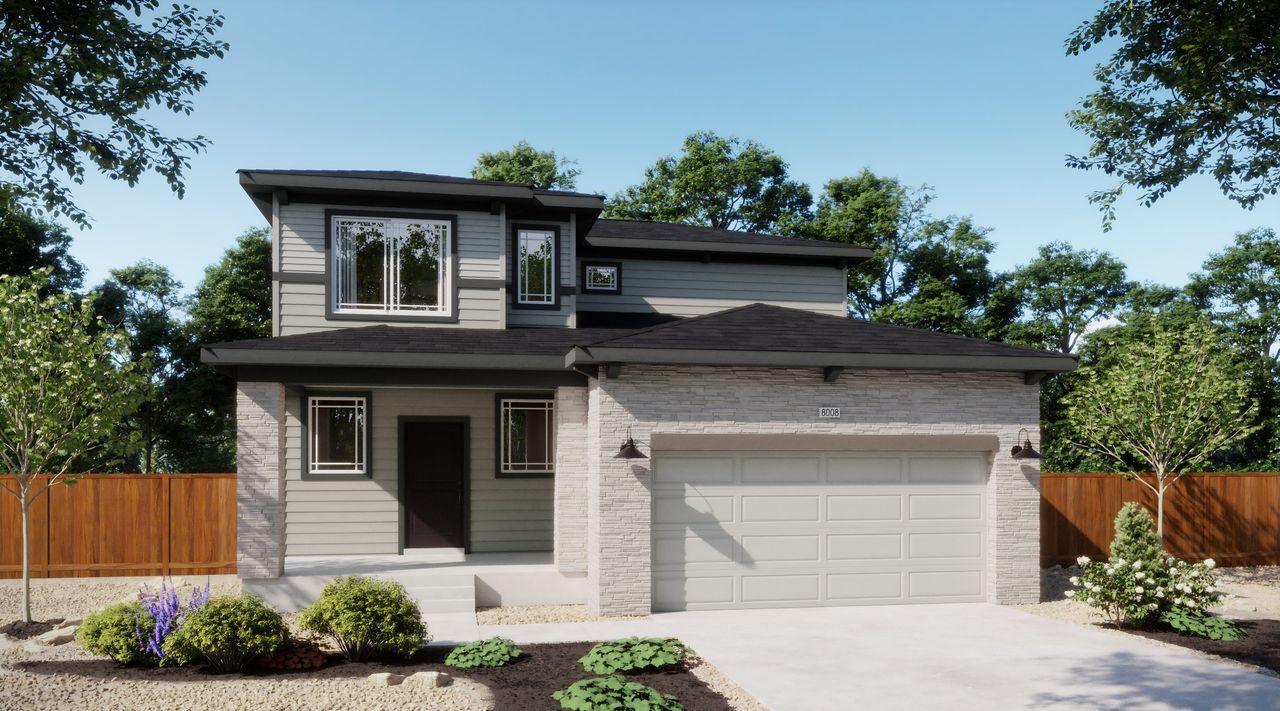 Representative exterior photo of a completed home built from the 3501 by Risewell Homes in Mead Crossing, Mead, CO (Image 2).