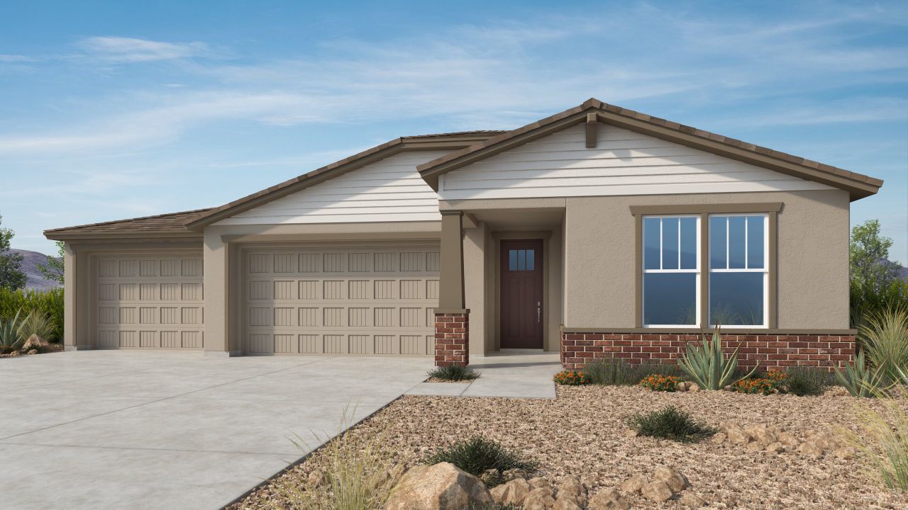 Representative exterior photo of a completed home built from the Beacon by Taylor Morrison in Alamar, Avondale, AZ (Image 2).