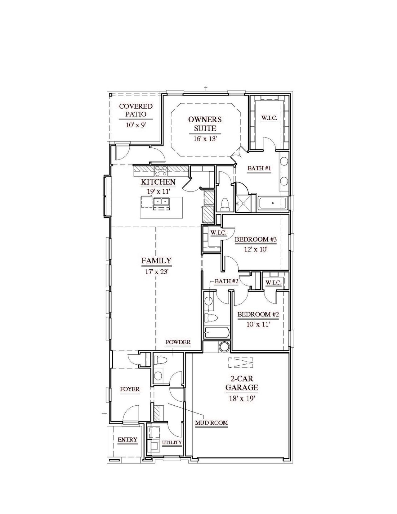 2D floor plan layout of this home in The Resort on Eagle Mt. Lake, Fort Worth, TX (Image 2). 2D floor plan layout of this home in The Resort on Eagle Mt. Lake, Fort Worth, TX (Image 2).