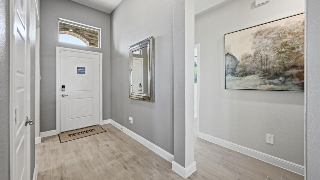 Spacious, unfurnished interior of a new home in Bluestem, Rhome (Image 2). Spacious, unfurnished interior of a new home in Bluestem, Rhome (Image 2).