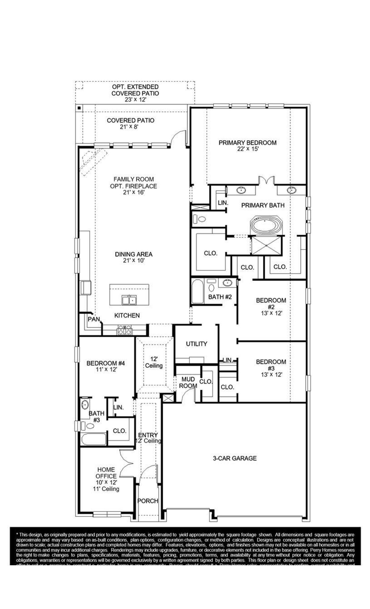 2D floor plan layout of this home in Colton 55', Todd Mission, TX (Image 2). 2D floor plan layout of this home in Colton 55', Todd Mission, TX (Image 2).
