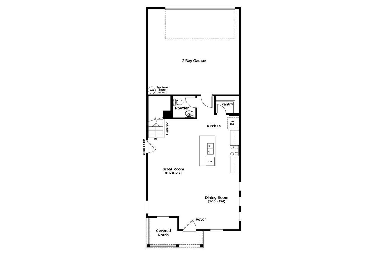 2D floor plan layout of this home in Spring Creek, Taylor, TX (Image 2).