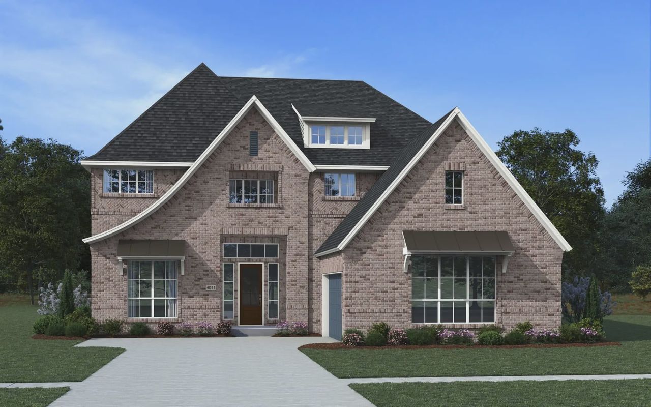 Representative exterior photo of a completed home built from the Lakewood by Chesmar Homes in Attwater 65's, Waller, TX (Image 2).