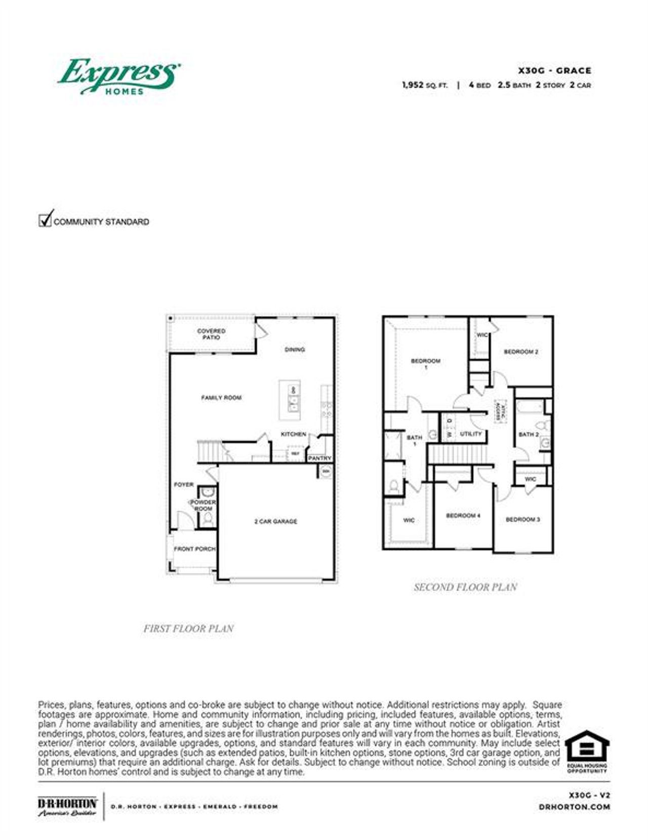2D floor plan layout of this home in Wildcat Ranch, Crandall, TX (Image 2). 2D floor plan layout of this home in Wildcat Ranch, Crandall, TX (Image 2).