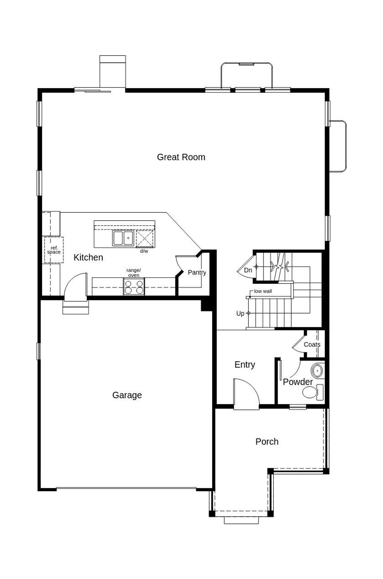 2D floor plan layout of this home in The Nest Reserve at Canyon Creek, Erie, CO (Image 2). 2D floor plan layout of this home in The Nest Reserve at Canyon Creek, Erie, CO (Image 2).