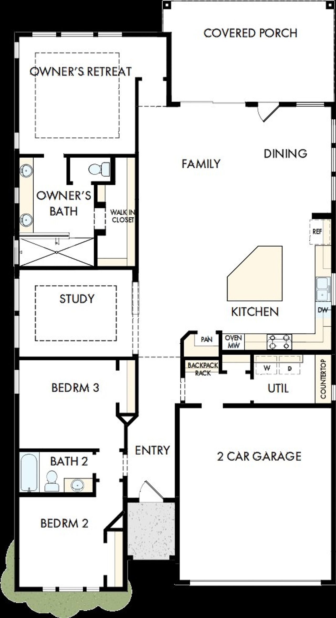 2D floor plan layout of this home in Tavolo Park Cottages, Fort Worth, TX (Image 2). 2D floor plan layout of this home in Tavolo Park Cottages, Fort Worth, TX (Image 2).