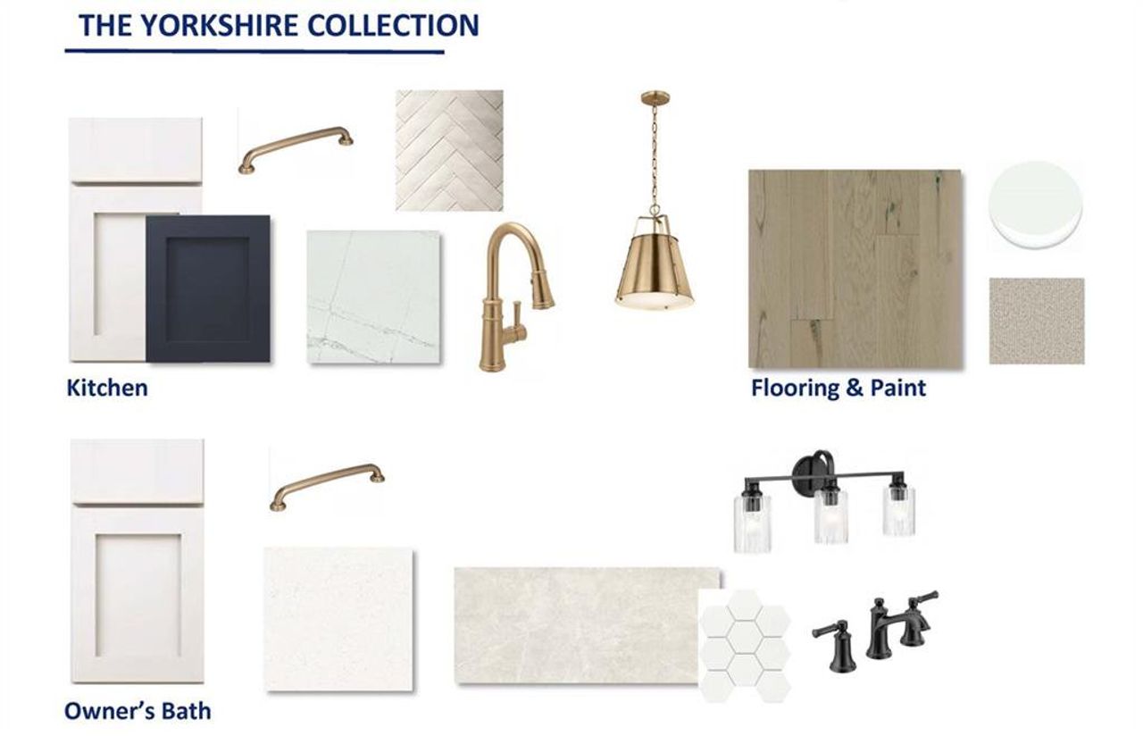 Sample of building materials used in homes in Crescent Pointe at Great Sky, Canton (Image 2).