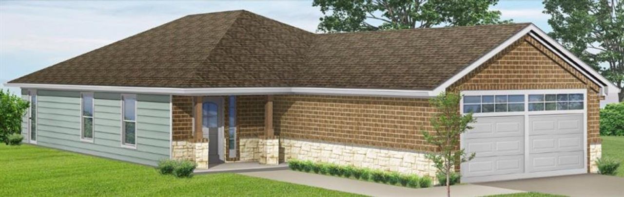 Pictures are a rendition of the house being built Pictures are a rendition of the house being built