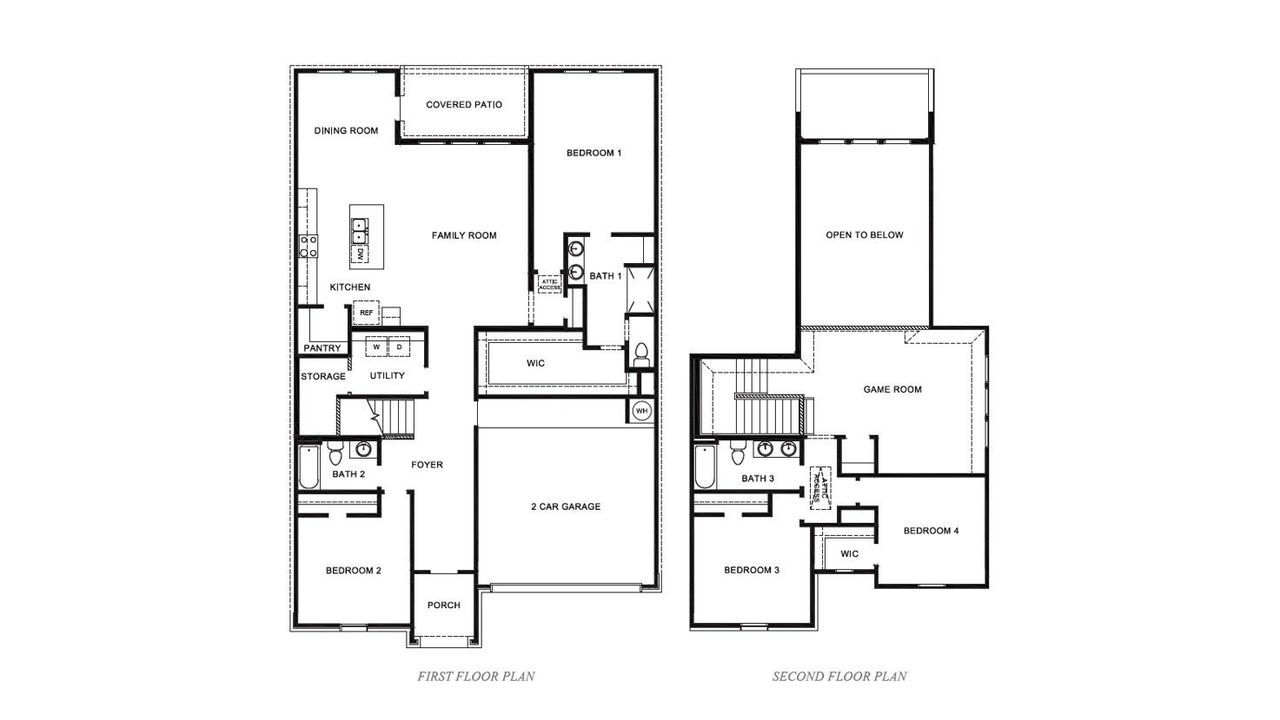2D floor plan layout of this home in Tamarron, Fulshear, TX (Image 2). 2D floor plan layout of this home in Tamarron, Fulshear, TX (Image 2).