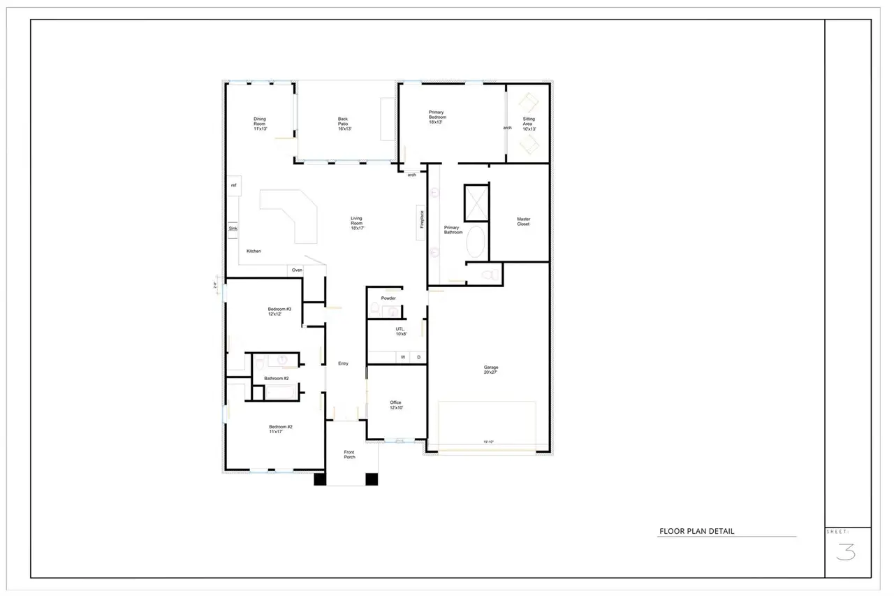 View of room layout