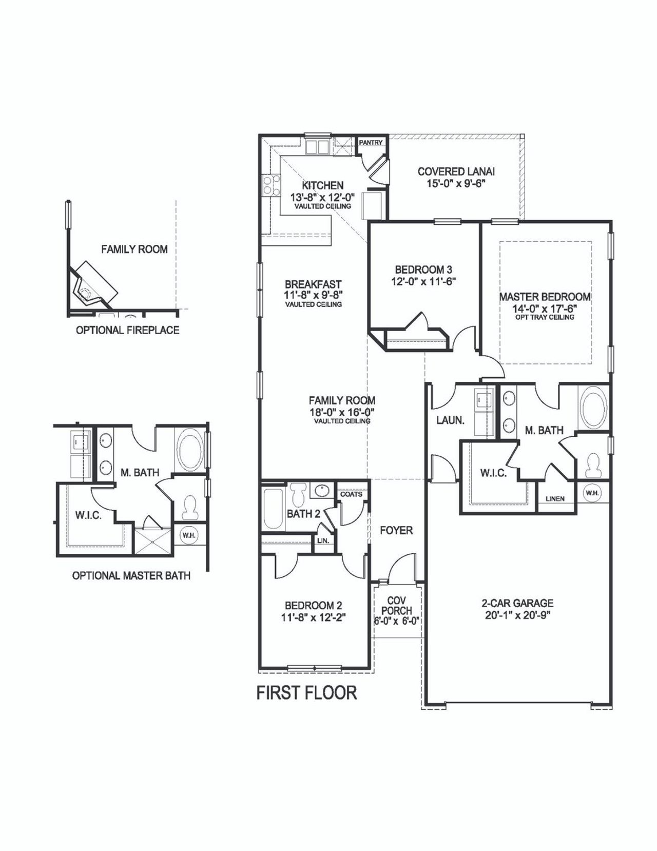 2D floor plan layout of this home in College Station, Panama City, FL (Image 2).