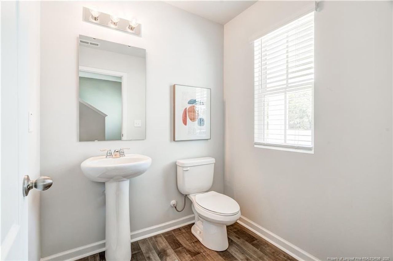 sample from builder, downstairs bathroom