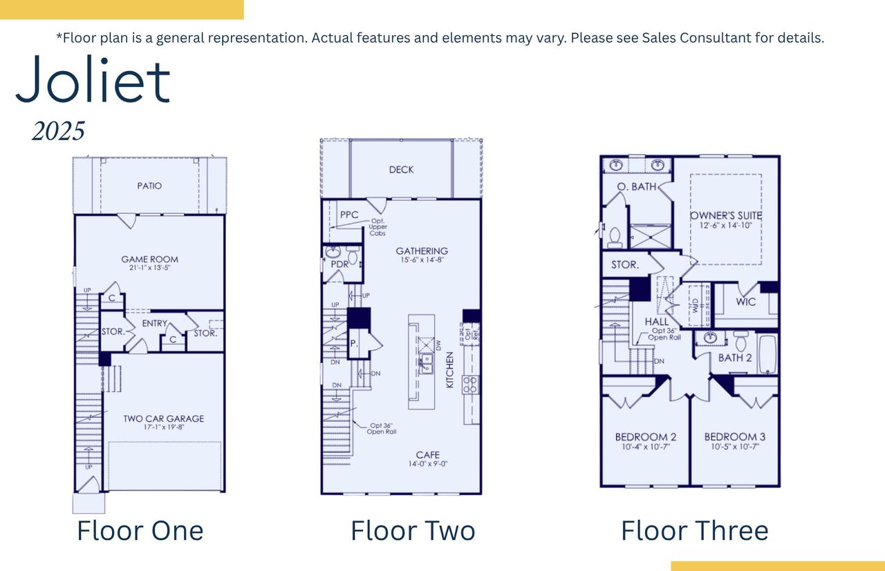 2D floor plan layout of this home in Lakeside Townes at Riverlights, Wilmington, NC (Image 2). 2D floor plan layout of this home in Lakeside Townes at Riverlights, Wilmington, NC (Image 2).