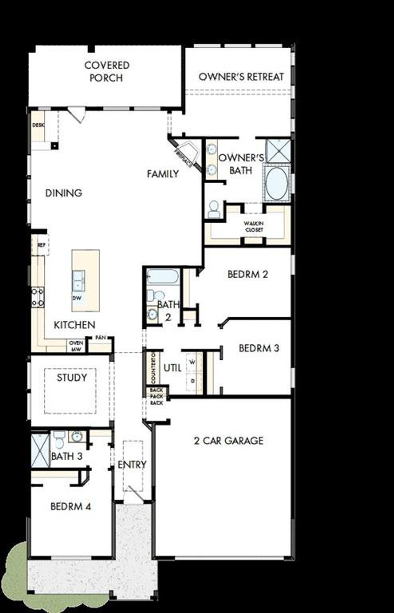 View of home floor plan