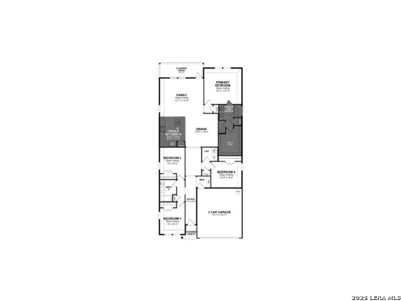 2D floor plan layout of this home in Hunter's Ranch, San Antonio, TX (Image 2). 2D floor plan layout of this home in Hunter's Ranch, San Antonio, TX (Image 2).