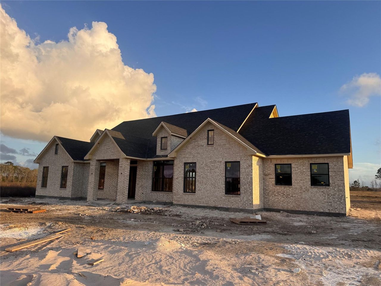 In-progress construction of a new home in , Dayton, TX (Image 2).
