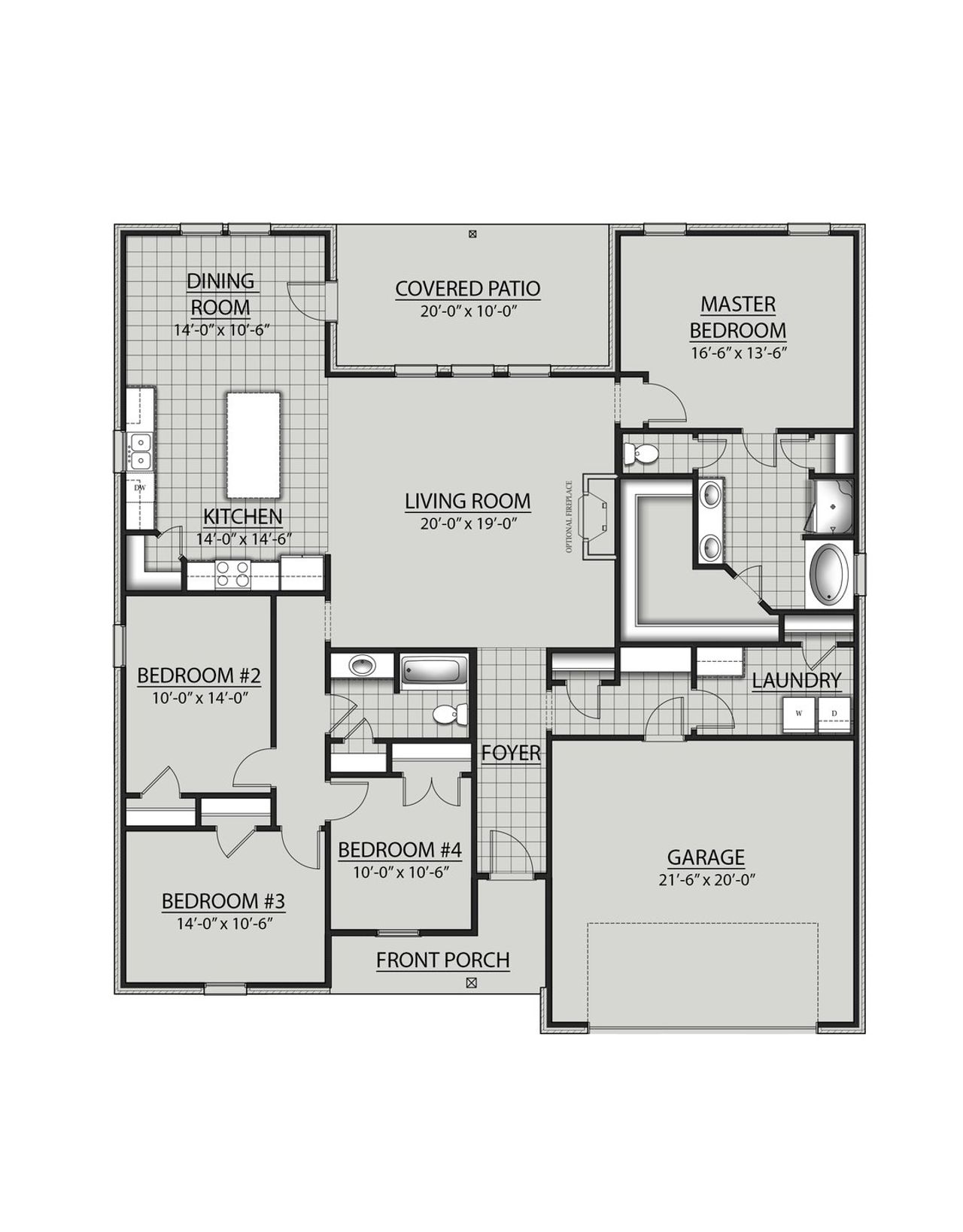 Camellia V H - Open Floor Plan - DSLD Homes