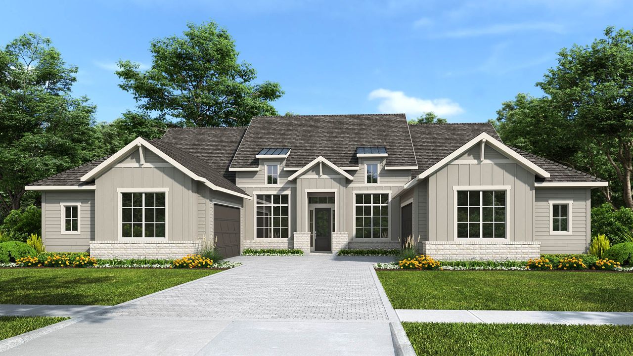 Representative exterior photo of a completed home built from the 3506MC by MasterCraft Builder Group in Madeira, St. Augustine, FL (Image 2). Representative exterior photo of a completed home built from the 3506MC by MasterCraft Builder Group in Madeira, St. Augustine, FL (Image 2).