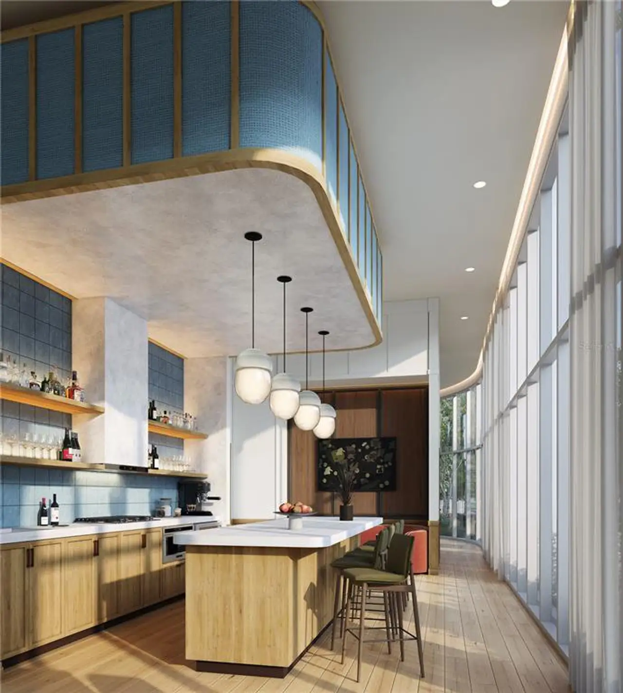 Furnished interior view inside a new home in The Ritz-Carlton Residences, Tampa (Image 2).