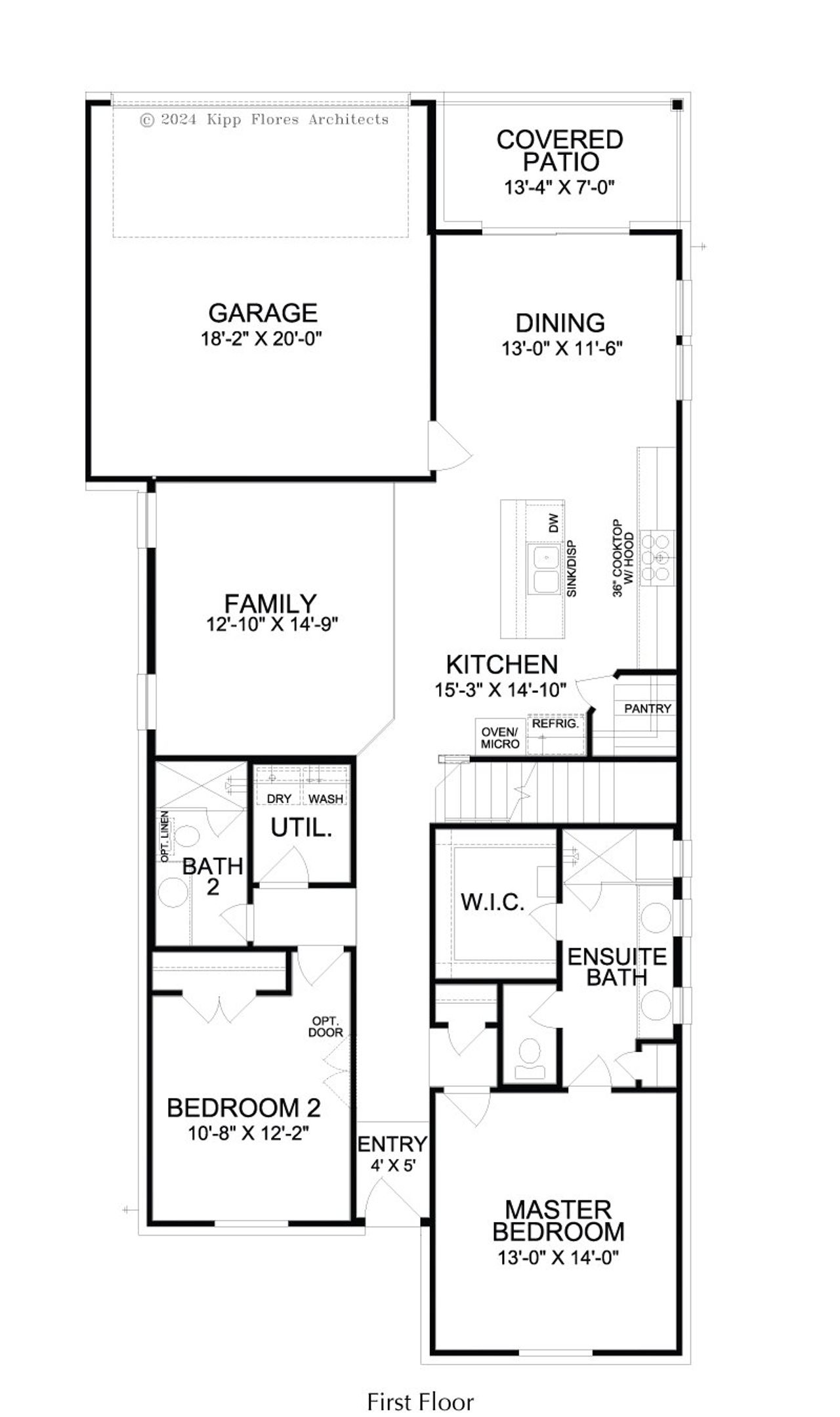 2D floor plan layout of this home in Lexington Frisco, Frisco, TX (Image 2).