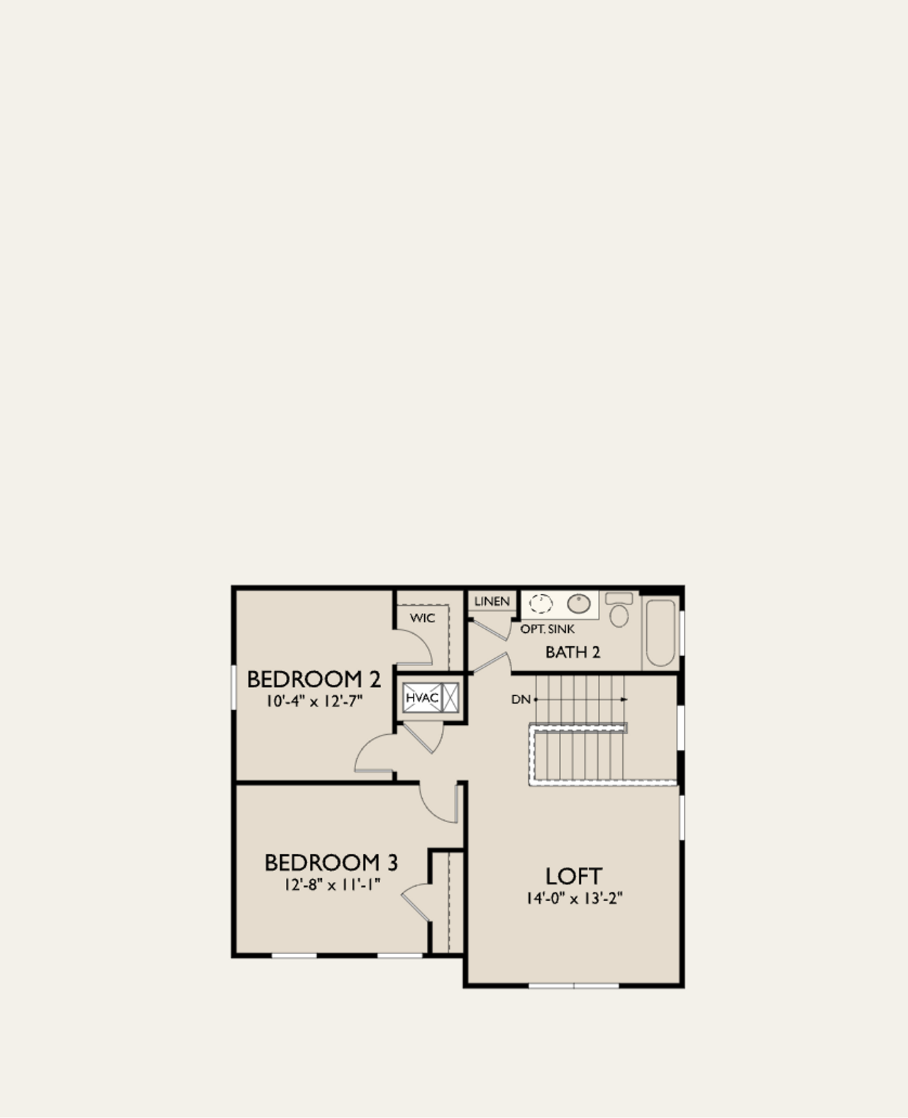 2D floor plan layout for the Trimble by Ashton Woods in Northlake Classical, Winter Garden, FL (Image 2). 2D floor plan layout for the Trimble by Ashton Woods in Northlake Classical, Winter Garden, FL (Image 2).