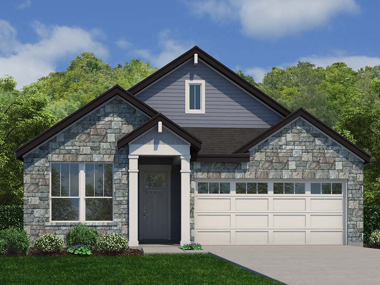 Representative exterior photo of a completed home built from the Preston by Century Communities in Lonestar Collection at Fulshear Lakes, Fulshear, TX (Image 2). Representative exterior photo of a completed home built from the Preston by Century Communities in Lonestar Collection at Fulshear Lakes, Fulshear, TX (Image 2).