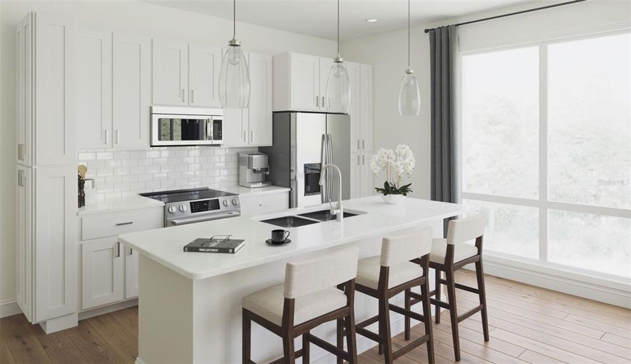 Furnished interior view inside a new home in Castille Urbana, St. Petersburg (Image 2).