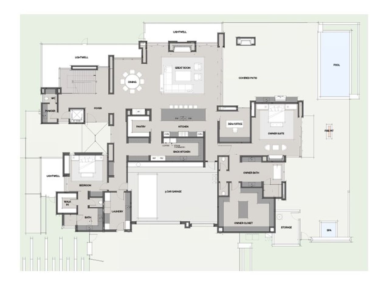 2D floor plan layout for the RC-3 by Five Star Development in The Ritz-Carlton Residences Paradise Valley, Paradise Valley, AZ (Image 2). 2D floor plan layout for the RC-3 by Five Star Development in The Ritz-Carlton Residences Paradise Valley, Paradise Valley, AZ (Image 2).