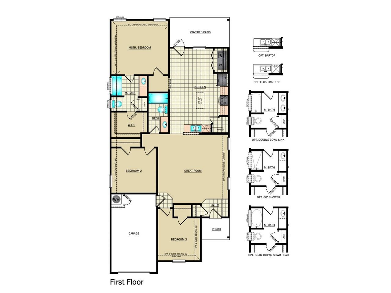 2D floor plan layout for the RC Carter by Lennar in Roosevelt Landing, San Antonio, TX (Image 2). 2D floor plan layout for the RC Carter by Lennar in Roosevelt Landing, San Antonio, TX (Image 2).