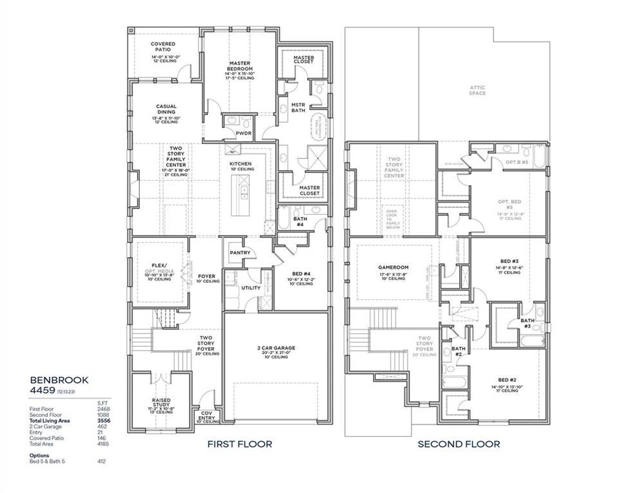 2D floor plan layout of this home in , Celina, TX (Image 2).