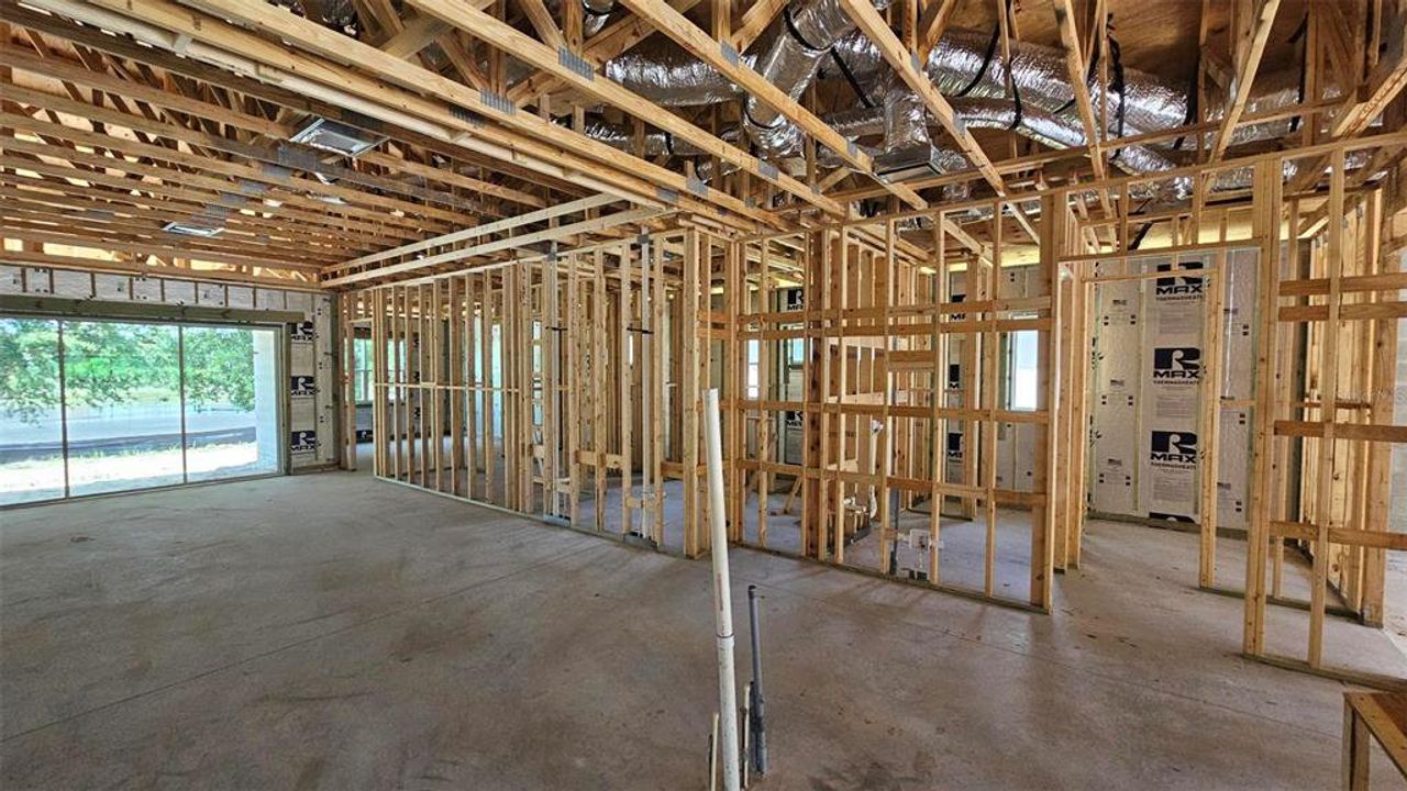 In-progress construction of a new home in , Weeki Wachee, FL (Image 2).
