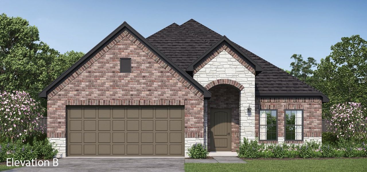 Representative exterior photo of a completed home built from the Grand Denmark IV by Altura Homes in Summerwood, Red Oak, TX (Image 2). Representative exterior photo of a completed home built from the Grand Denmark IV by Altura Homes in Summerwood, Red Oak, TX (Image 2).