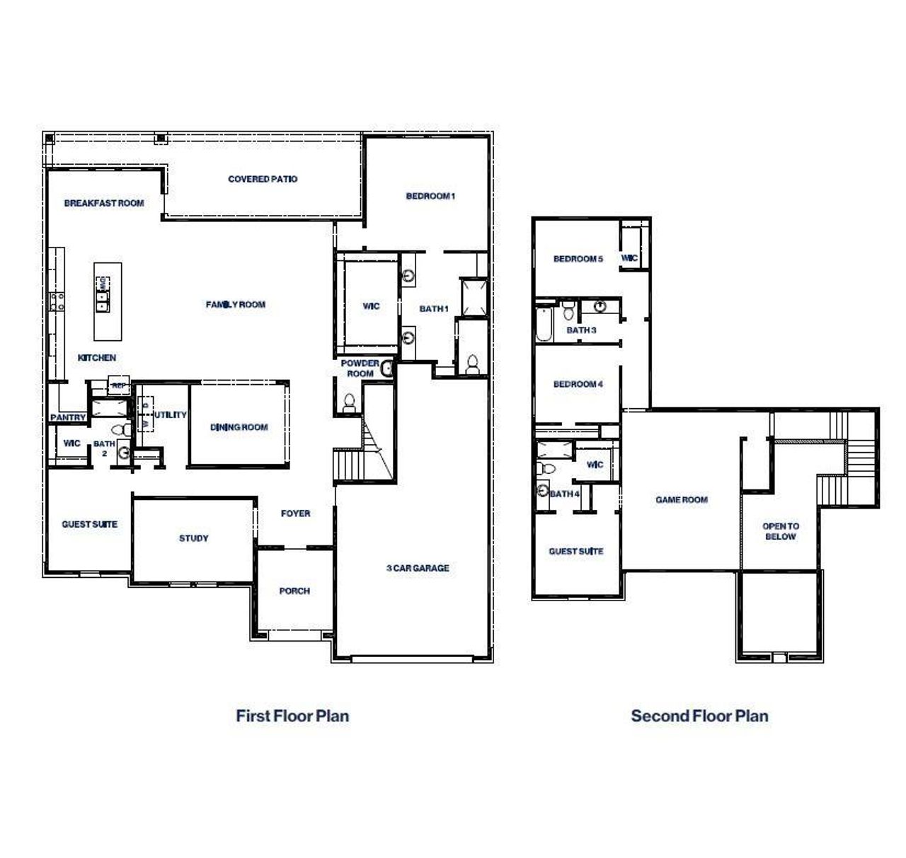 2D floor plan layout of this home in Riverside Estates, Mont Belvieu, TX (Image 2). 2D floor plan layout of this home in Riverside Estates, Mont Belvieu, TX (Image 2).