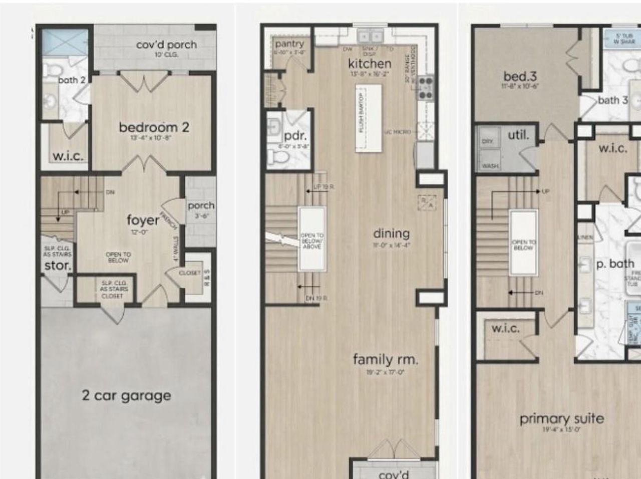 2D floor plan layout of this home in , Houston, TX (Image 2).
