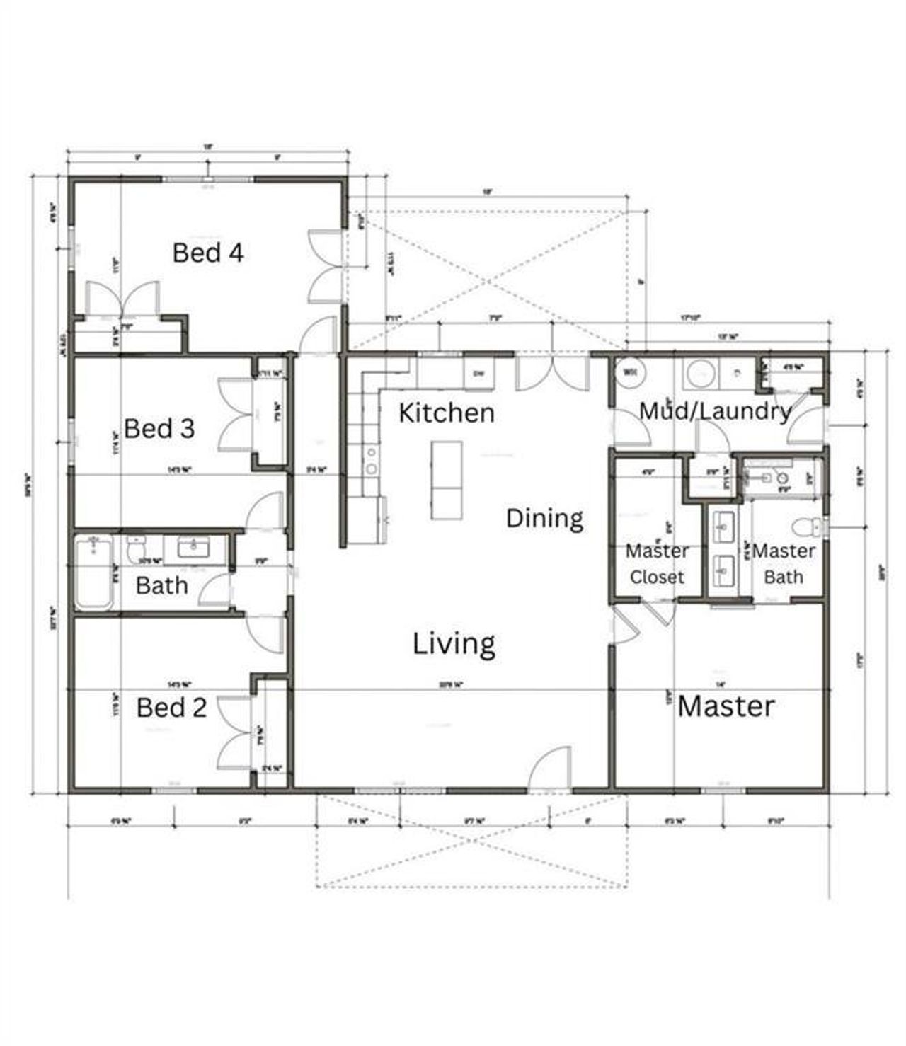 2D floor plan layout of this home in , Tallapoosa, GA (Image 2). 2D floor plan layout of this home in , Tallapoosa, GA (Image 2).
