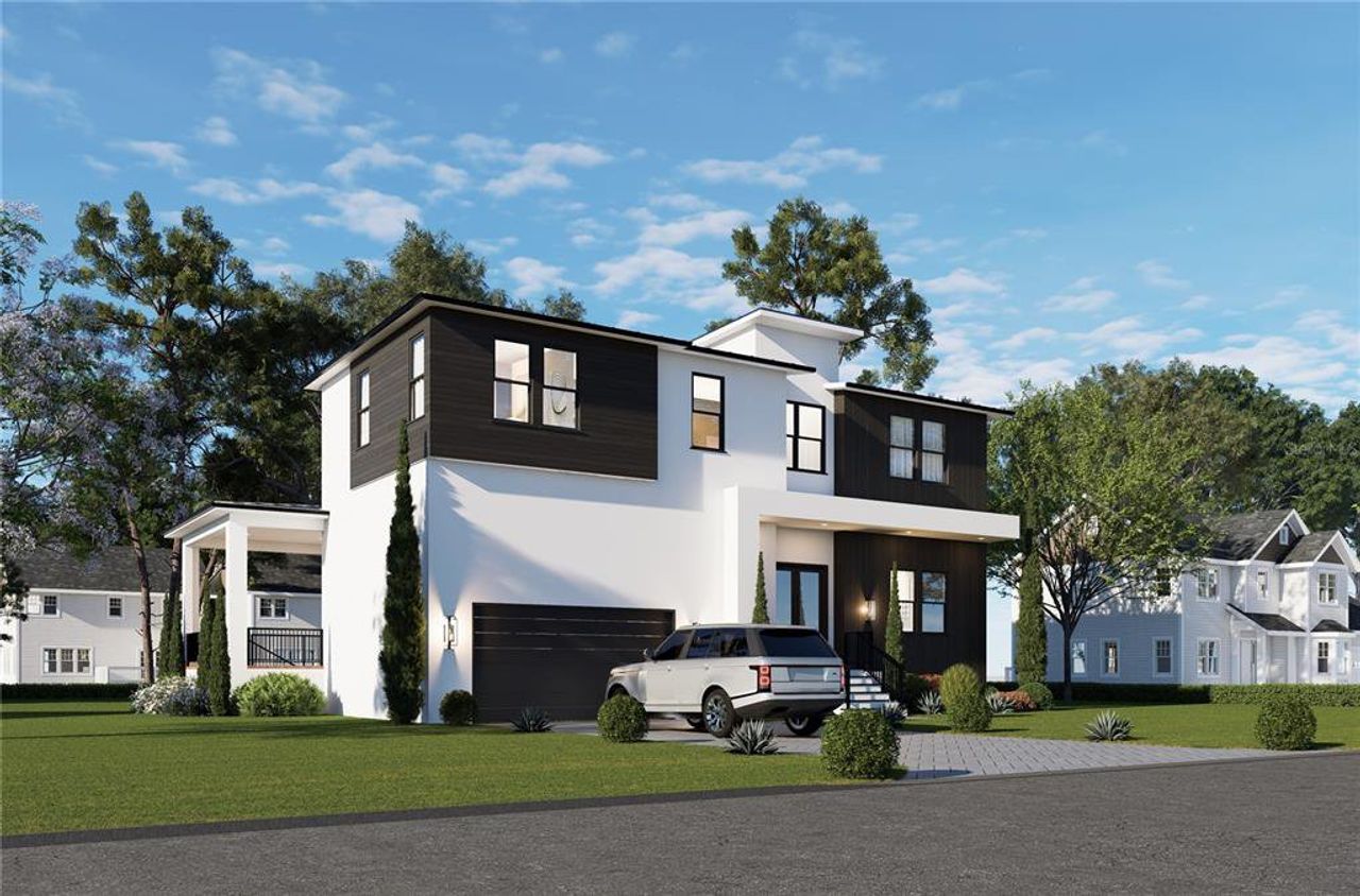 Front exterior of a new home in , Tampa, FL, highlighting curb appeal (Image 2). Front exterior of a new home in , Tampa, FL, highlighting curb appeal (Image 2).